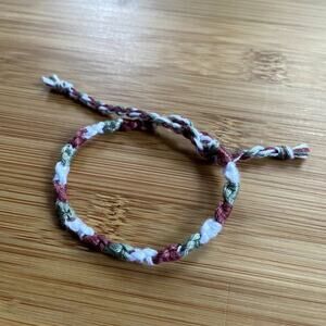 Magdalena Woven Bracelet anklet trendy comfortable tie embroidery thread woven g